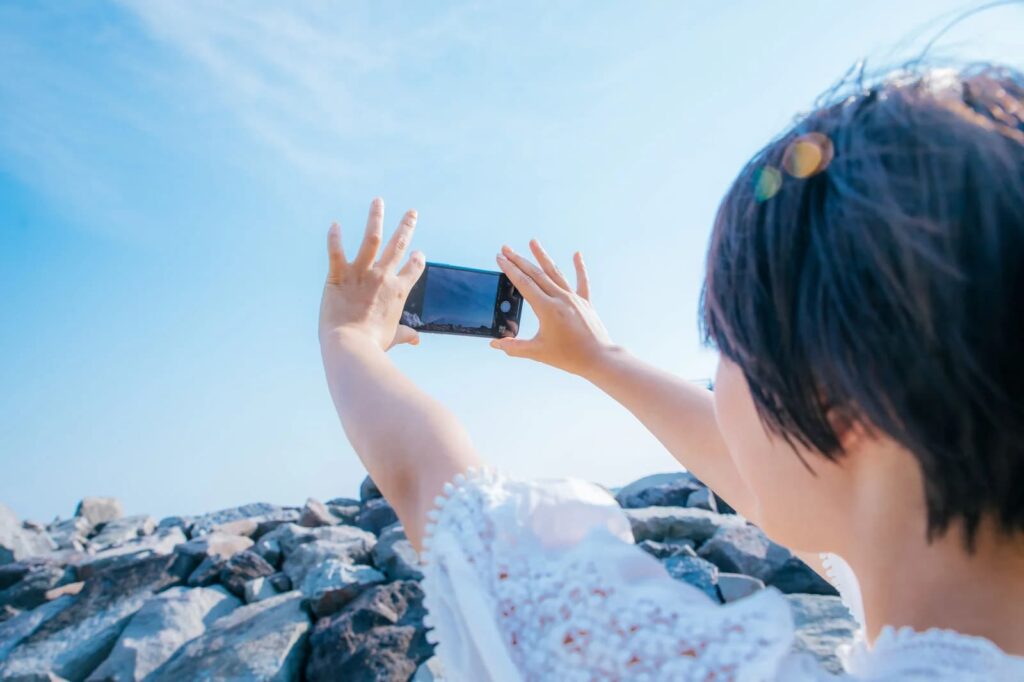 スマホ写真 違和感